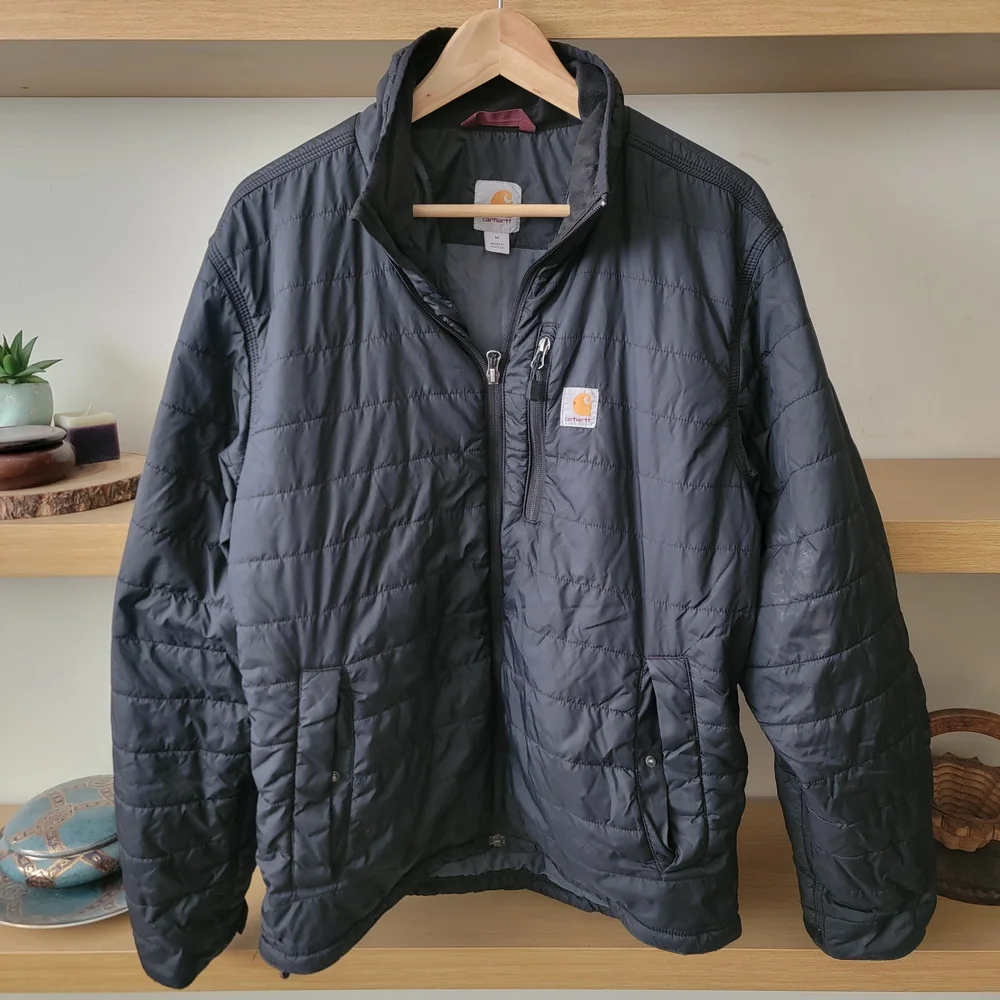 Carhartt Men's Black Quilted Jacket